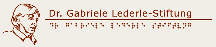 Logo der Dr. Gabriele Lederle-Stiftung